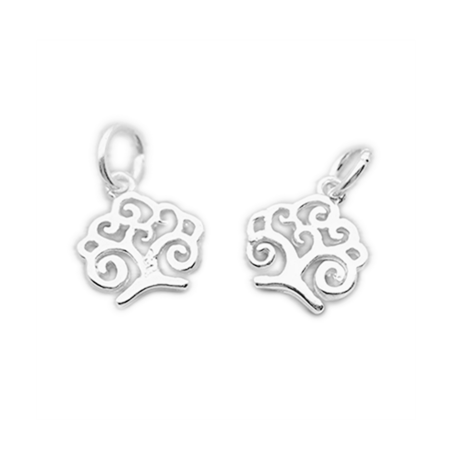 Sterling Silver Tree of Life Pendant Charm Jewellery 2Pcs - sugarkittenlondon