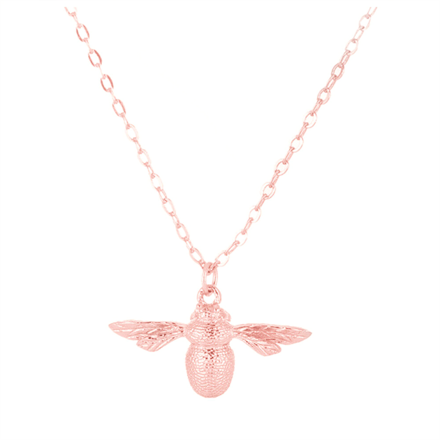 Sterling Silver Bumble Queen Bee Insect Pendant Necklace 3 Tones - sugarkittenlondon