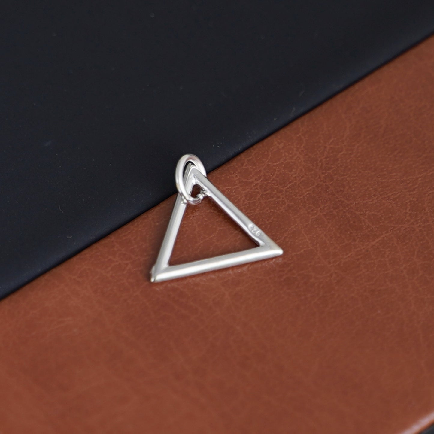 Sterling Silver Hollow Square Triangle Circle Star Necklace Earring Charm Pendant - sugarkittenlondon
