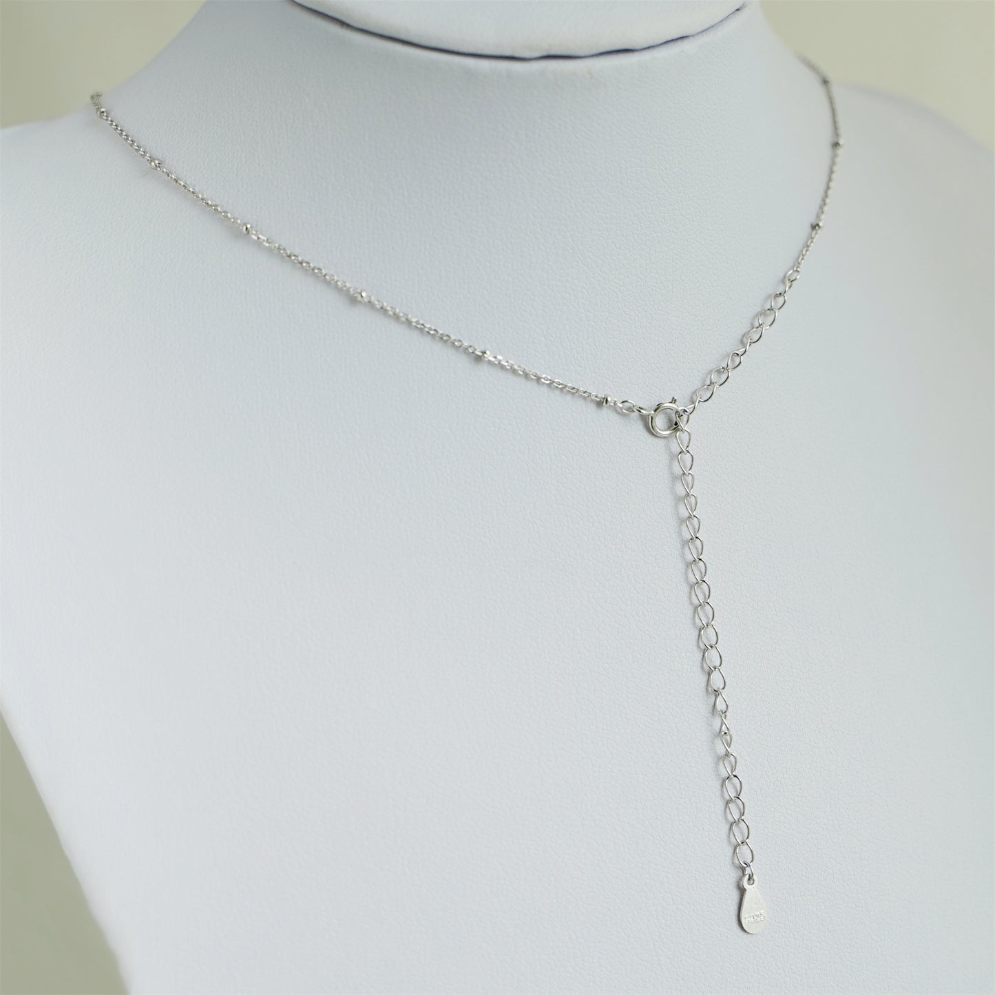 Sterling Silver 1mm Flat Beaded Satellite Choker Belcher Curb Trace Chain Necklace 3 Tones - sugarkittenlondon