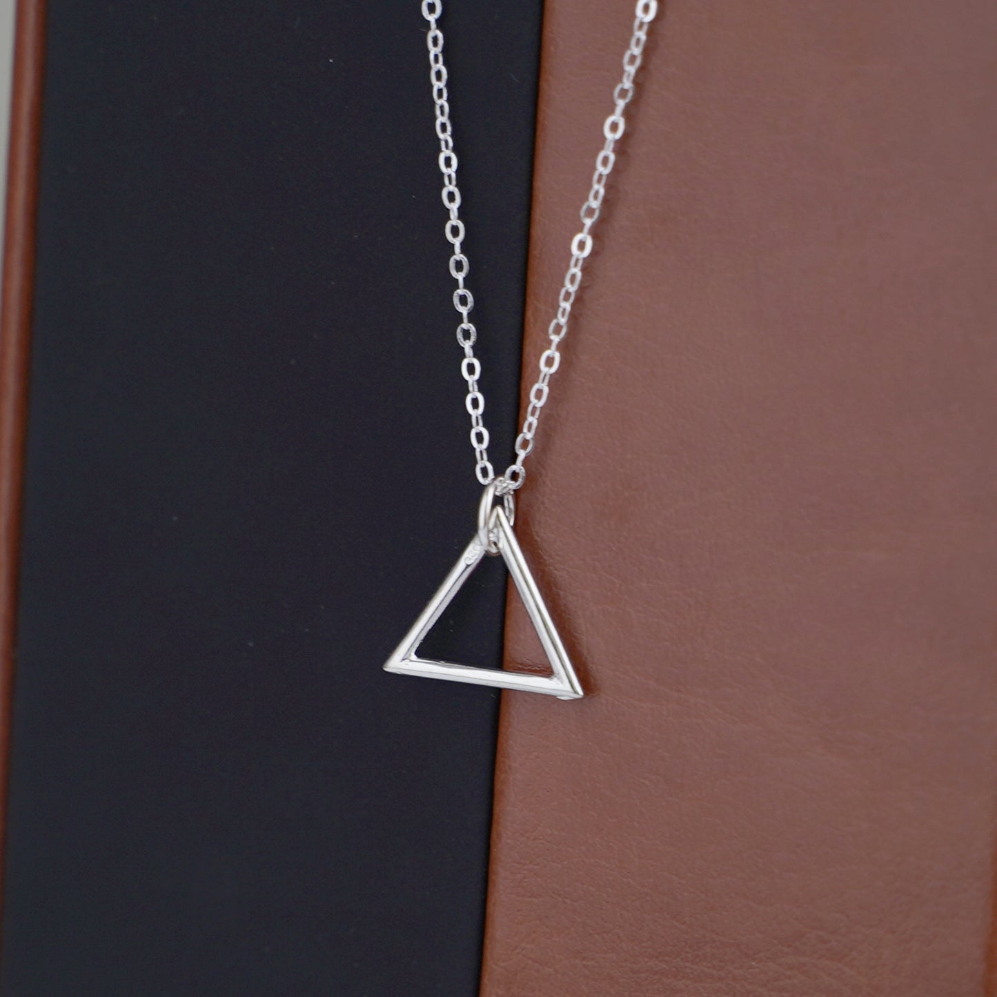 Sterling Silver Hollow Square Triangle Circle Star Necklace Earring Charm Pendant - sugarkittenlondon