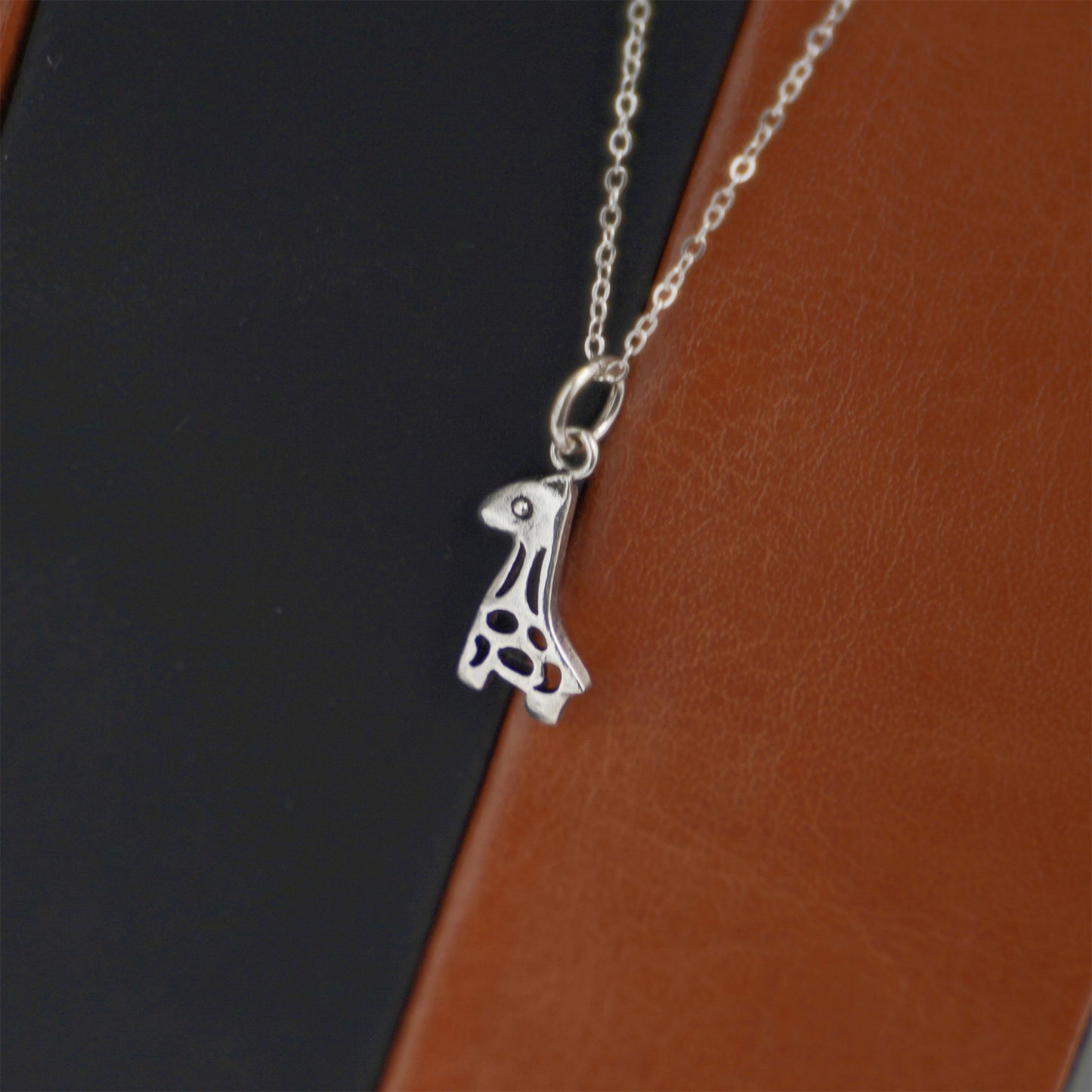 Sterling Silver Baby Giraffe Deer Animal Necklace Bangle Pendant Charm 2 Tones - sugarkittenlondon
