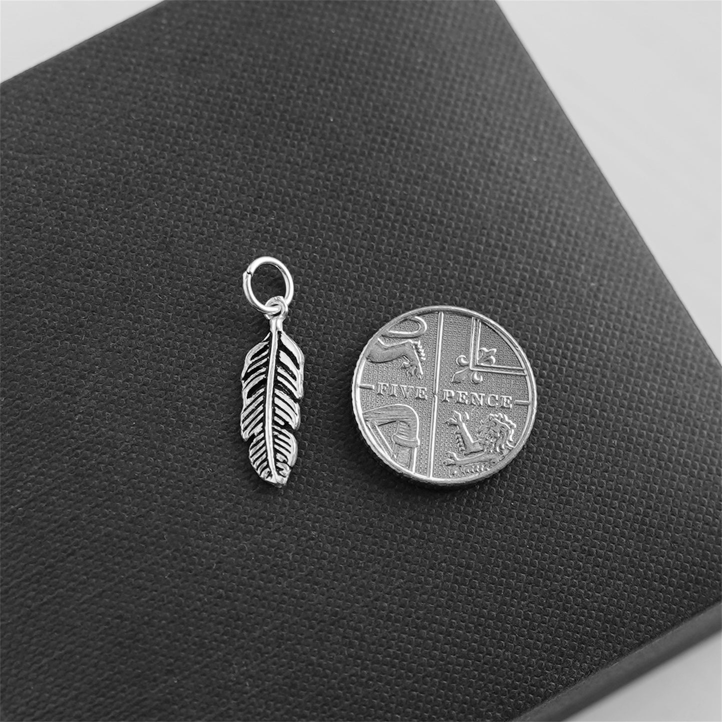 Sterling Silver Feather Angel Leaf Wing Earring Bracelet Necklace Charm Pendant - sugarkittenlondon