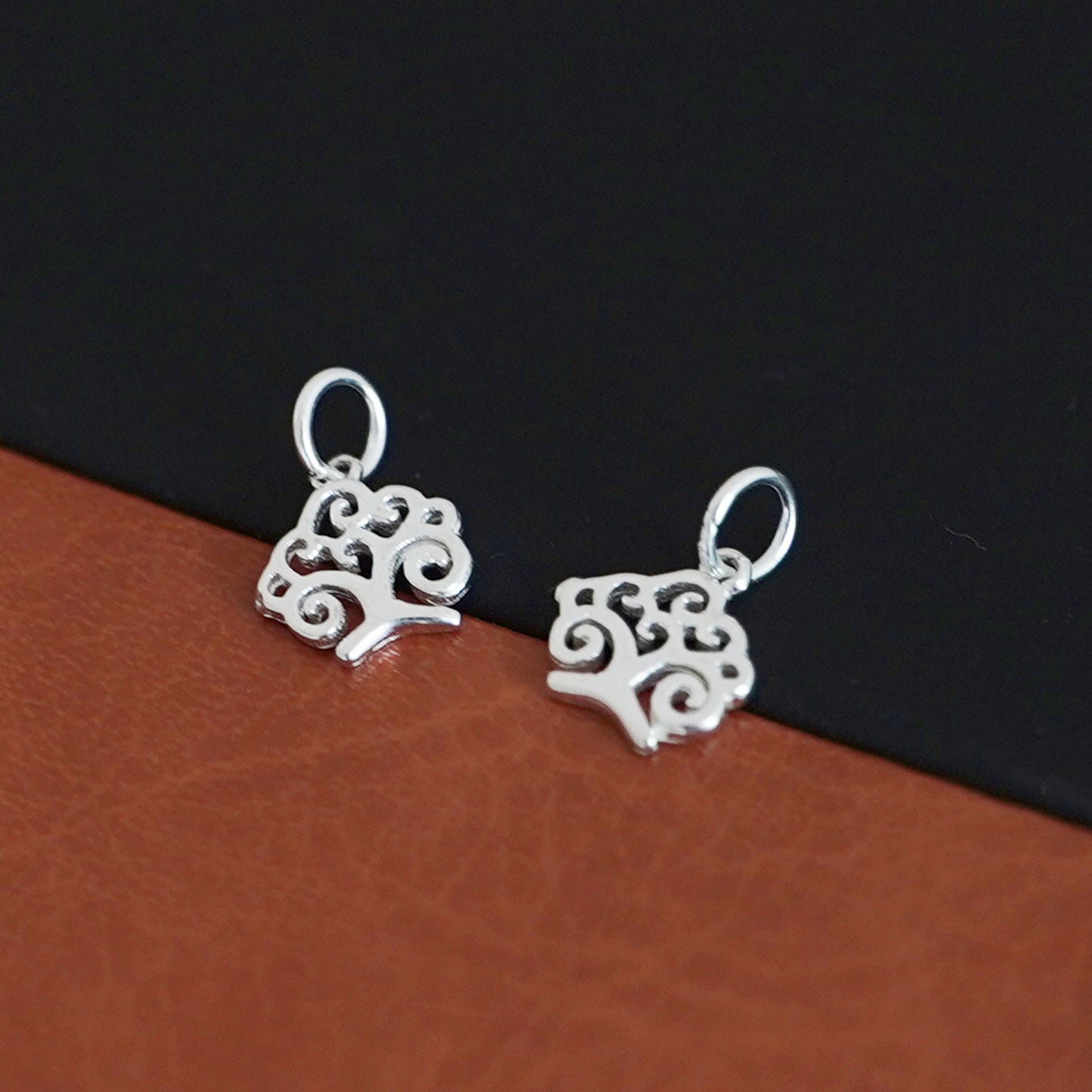 Sterling Silver Tree of Life Pendant Charm Jewellery 2Pcs - sugarkittenlondon