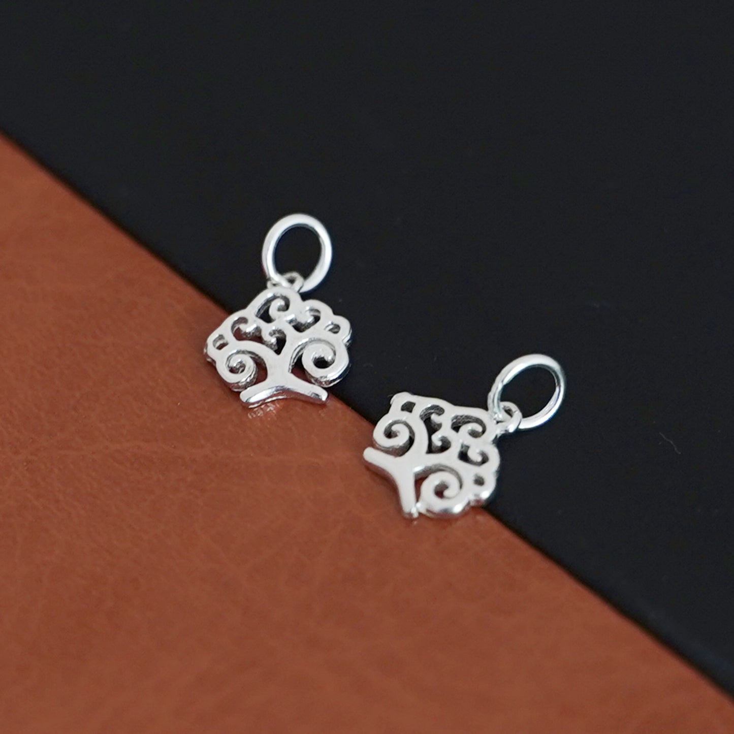 Sterling Silver Tree of Life Pendant Charm Jewellery 2Pcs - sugarkittenlondon
