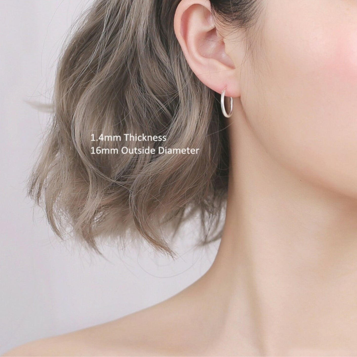 Sterling Silver Hinged Plain Hoops Small to Large Sleepers Earrings 10 - 60mm