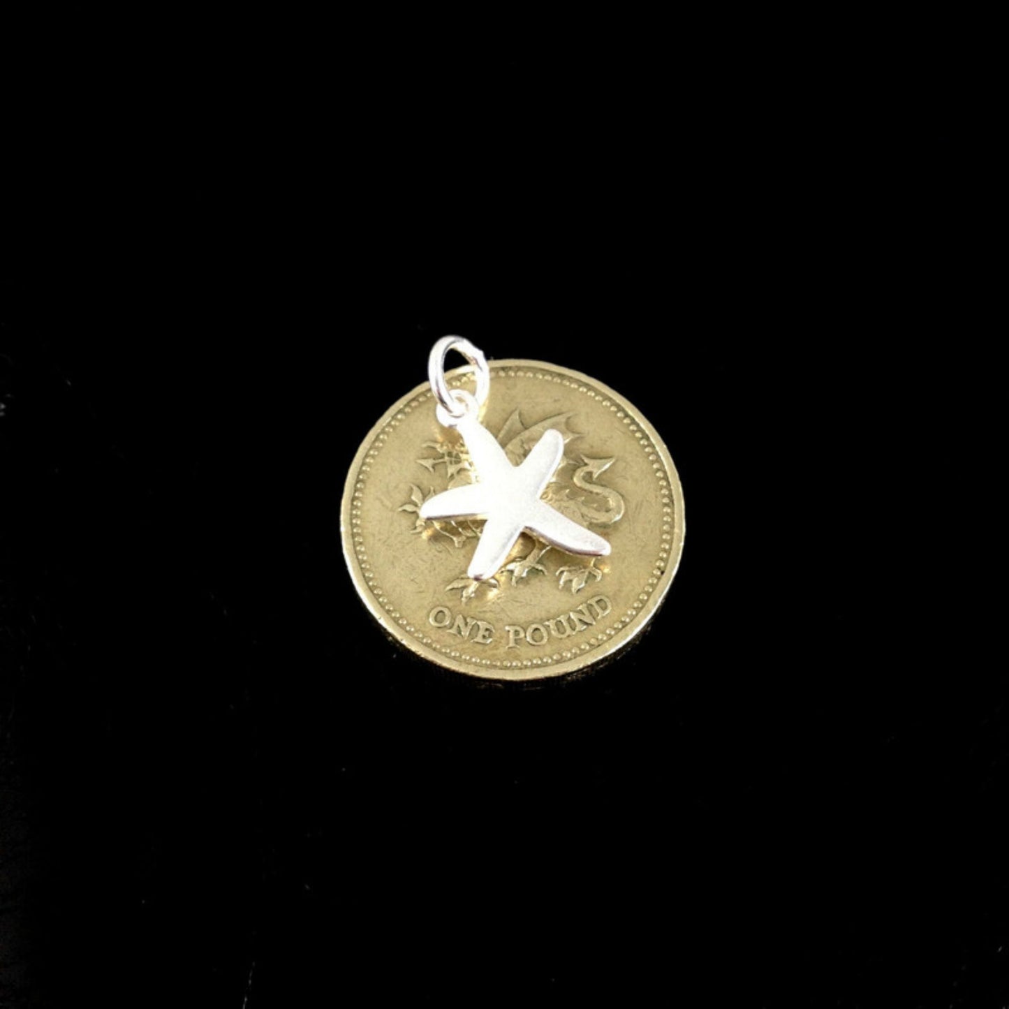 Sterling Silver Sea Shell pendant and Starfish Pendant for Necklace, Bracelet, or Earrings