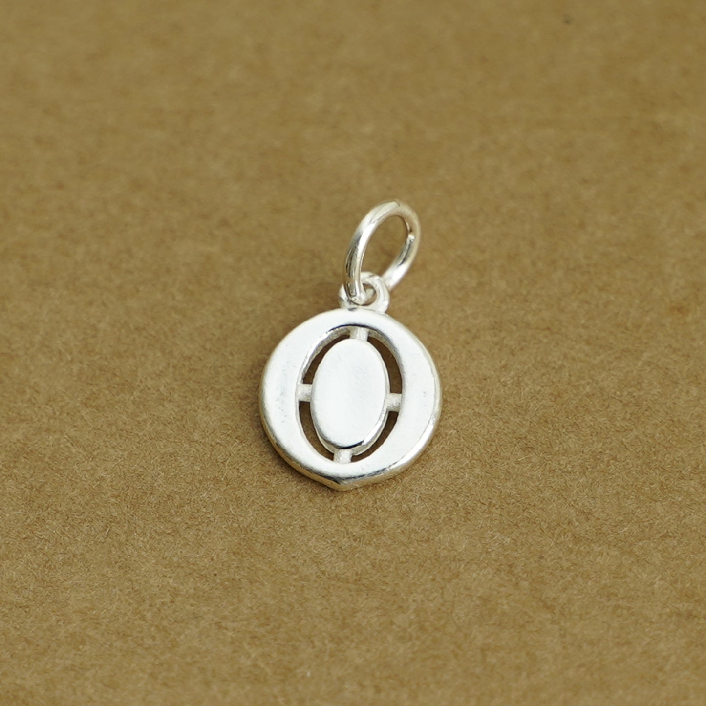Sterling Silver 12 x 6mm 0-9 Number Disc Circle Charm Age Birthday Gift Pendant - sugarkittenlondon