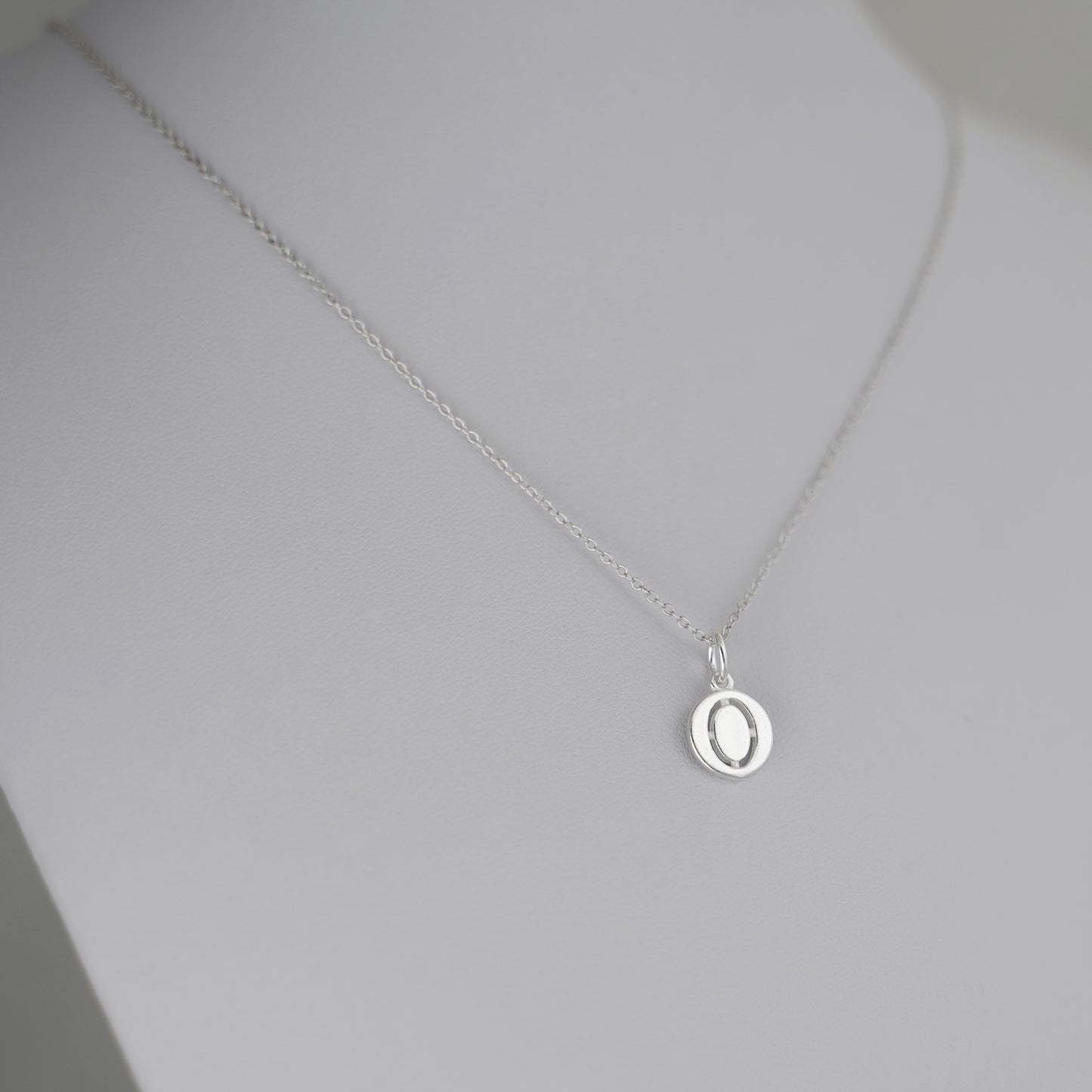 Sterling Silver 12 x 6mm 0-9 Number Disc Circle Charm Age Birthday Gift Pendant - sugarkittenlondon
