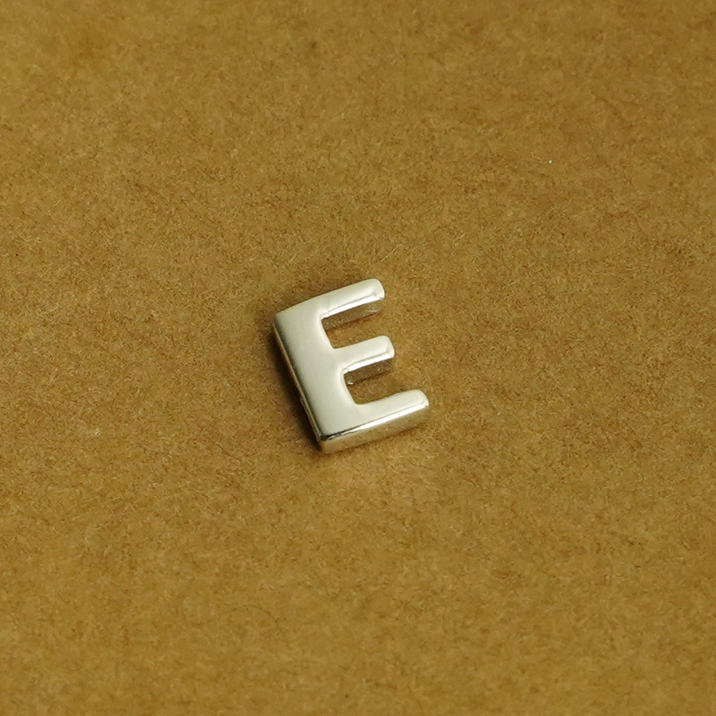 Sterling Silver Love Heart A-Z Letter Alphabet Initial Sliding Spacer Charm Bead - sugarkittenlondon