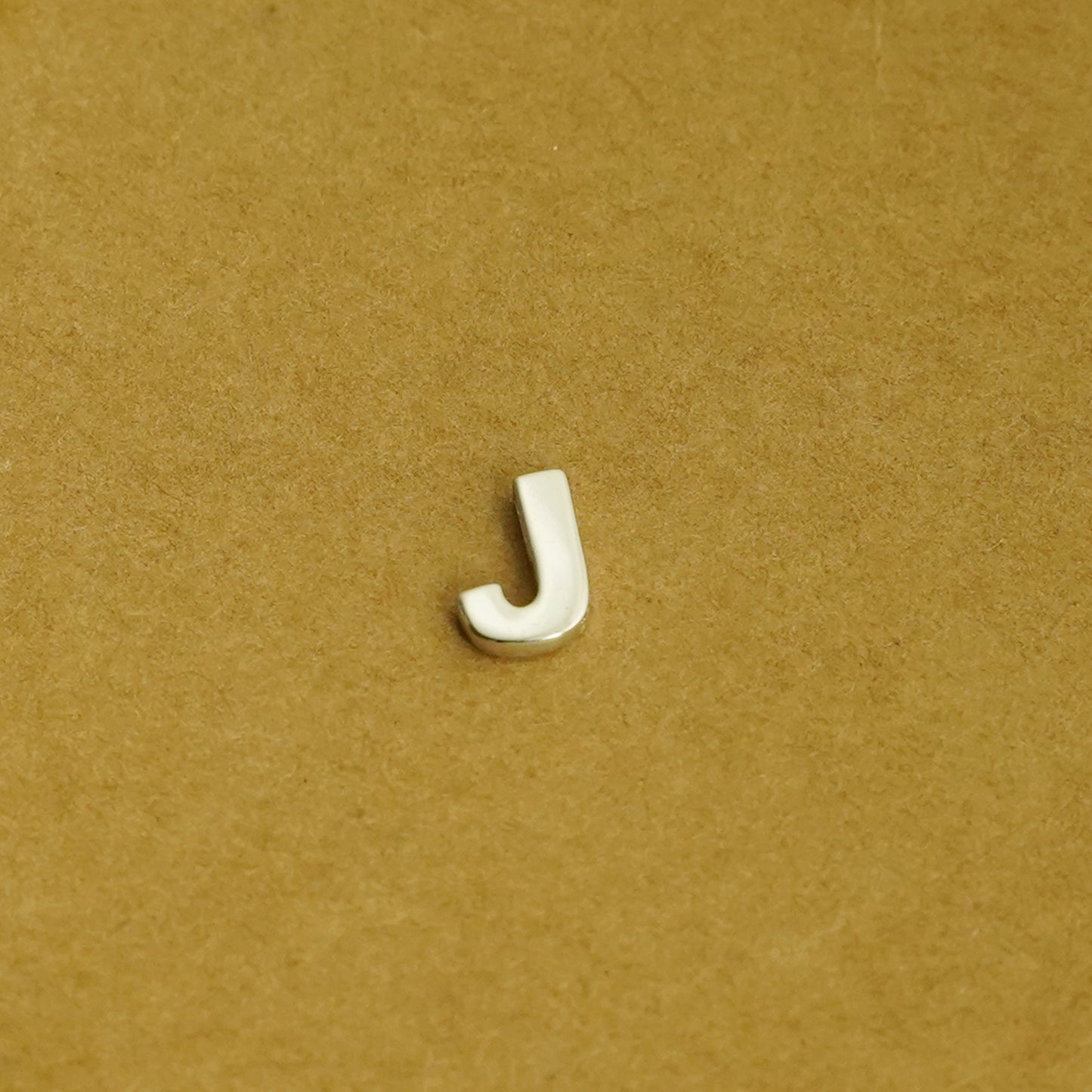 Sterling Silver Love Heart A-Z Letter Alphabet Initial Sliding Spacer Charm Bead - sugarkittenlondon