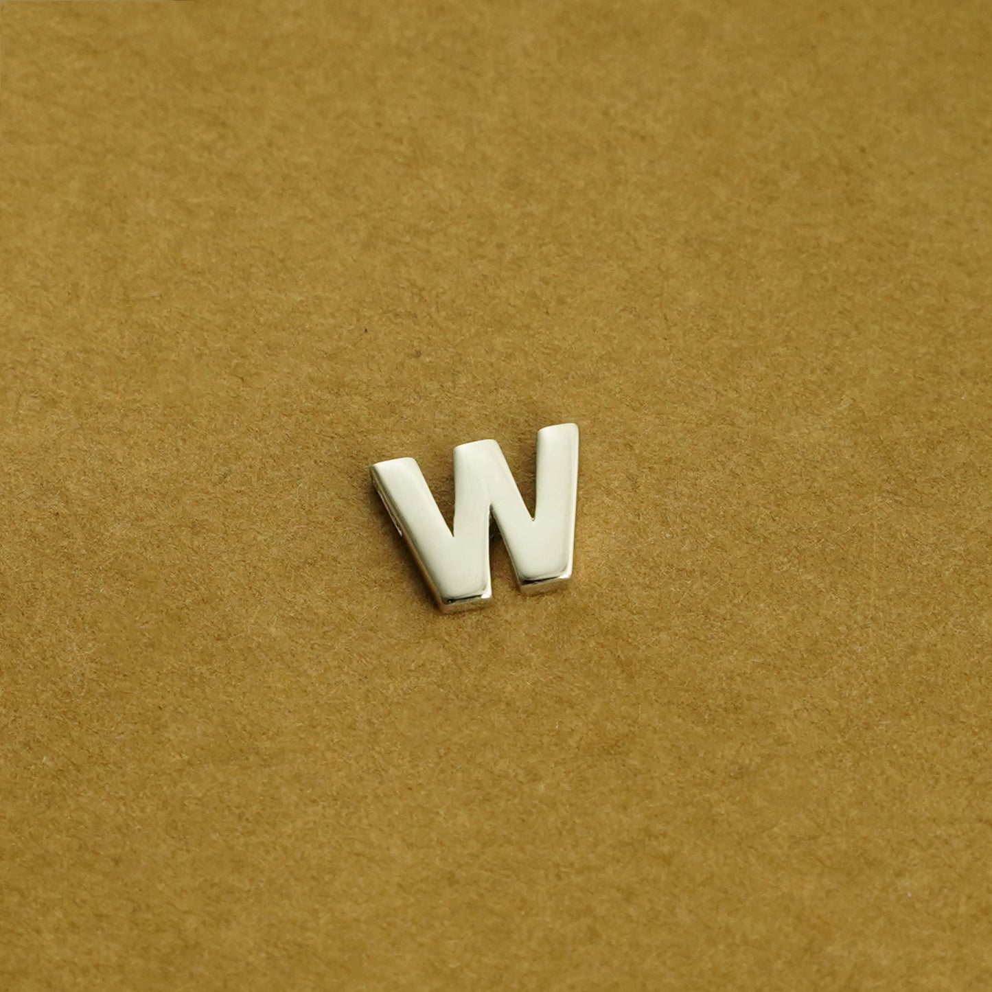 Sterling Silver Love Heart A-Z Letter Alphabet Initial Sliding Spacer Charm Bead - sugarkittenlondon