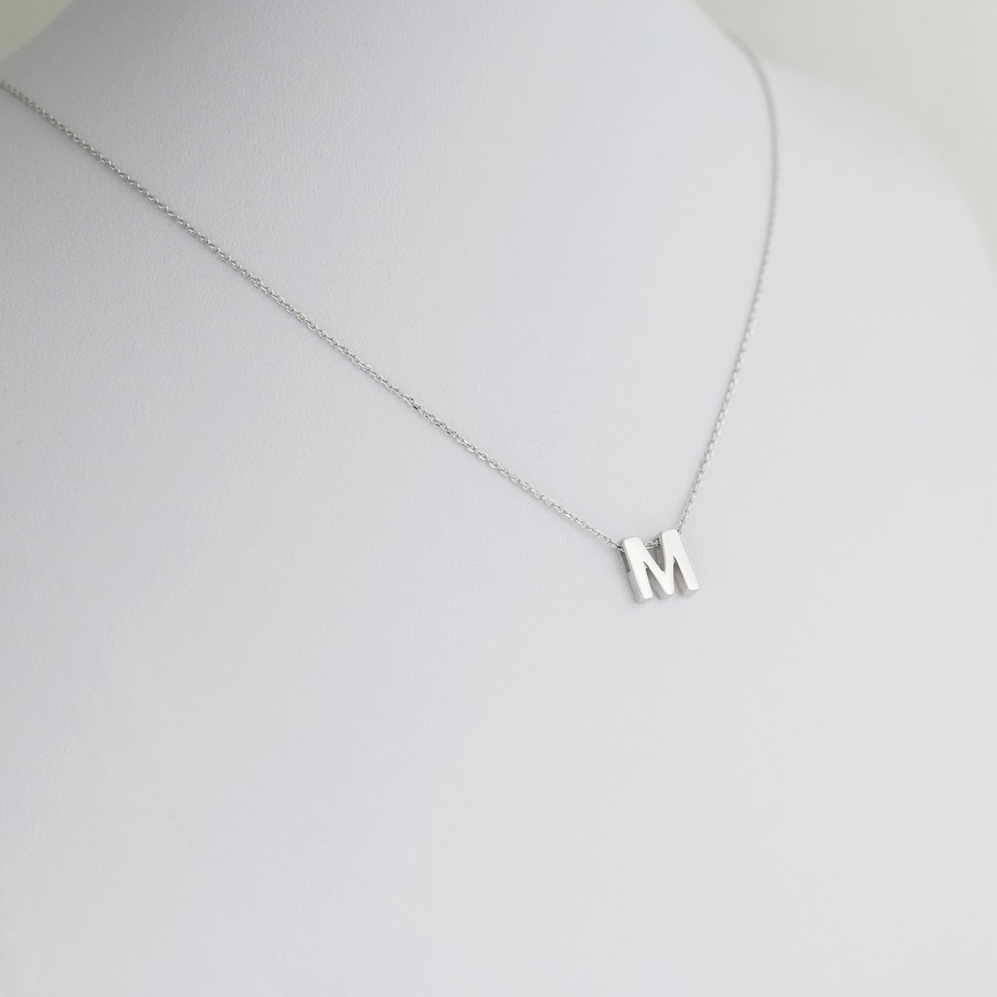 Sterling Silver Love Heart A-Z Letter Alphabet Initial Sliding Spacer Charm Bead - sugarkittenlondon