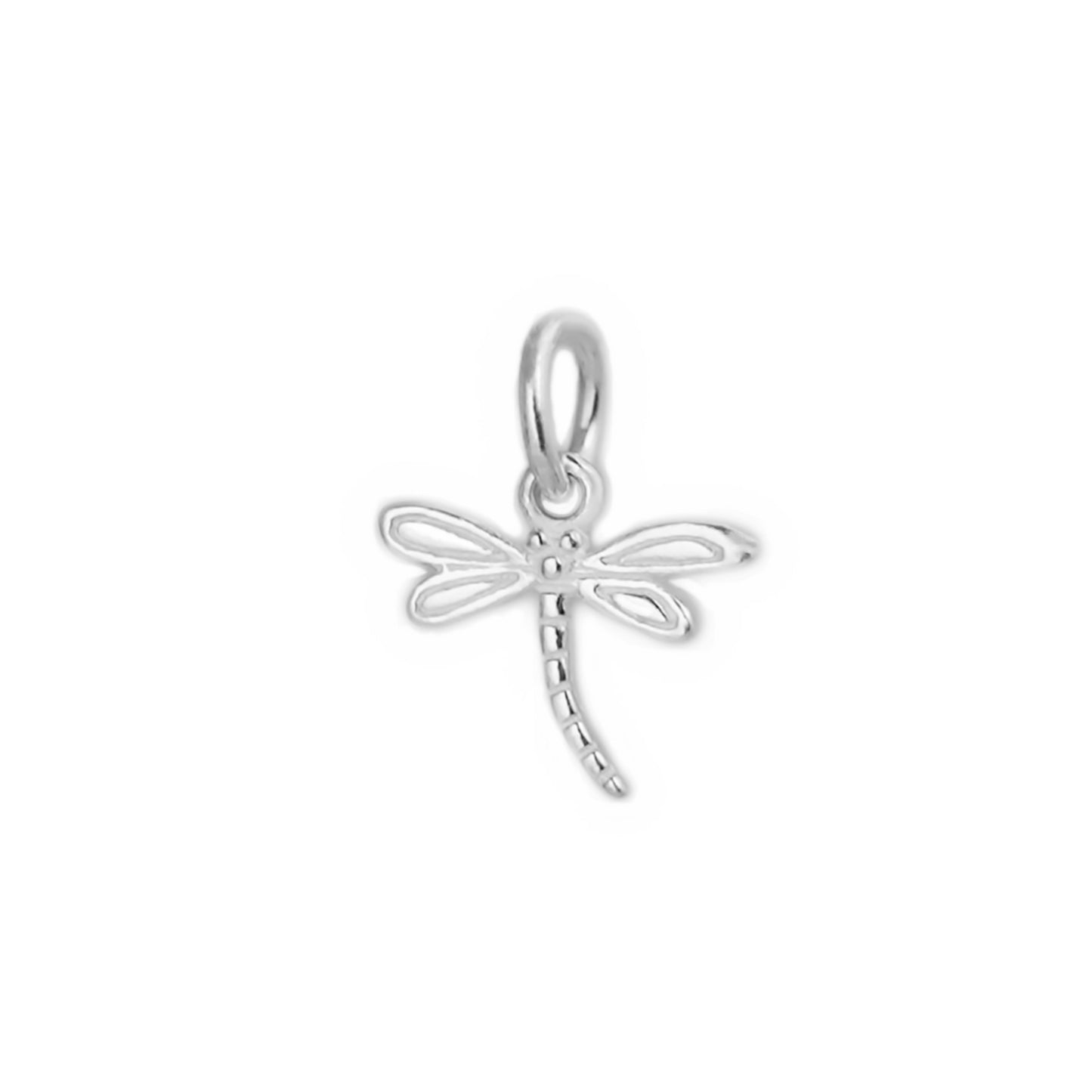Sterling Silver Dragonfly Pendant For Necklace Bracelet Earrings - sugarkittenlondon