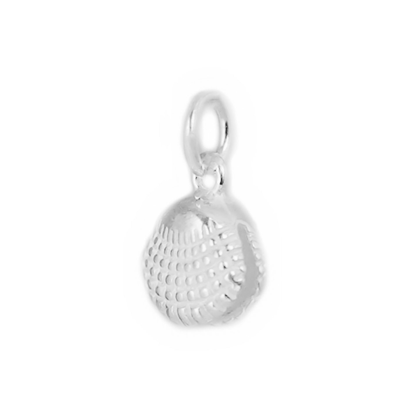 Sterling Silver Nautical Open Sea Shell & Star Fish Pendant Charm - sugarkittenlondon