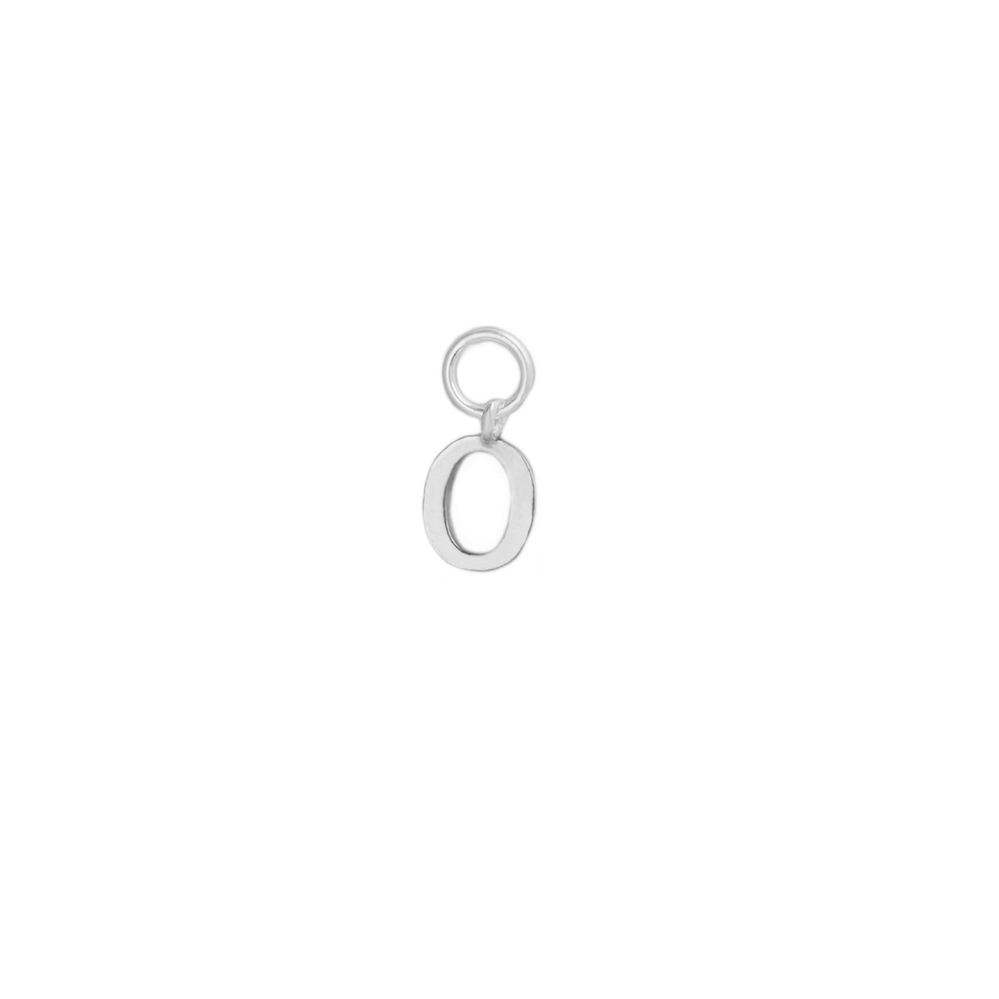 Sterling Silver A-Z Letter Alphabet Initial DIY Charm Pendant 10 x 8mm - sugarkittenlondon