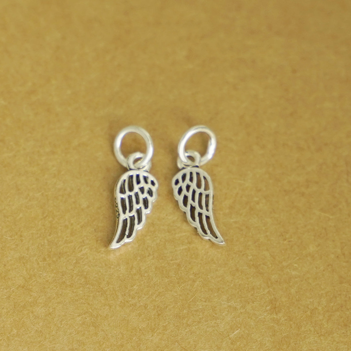 Sterling Silver Feather Angel Leaf Wing Necklace Bracelet Charm Pendant - sugarkittenlondon