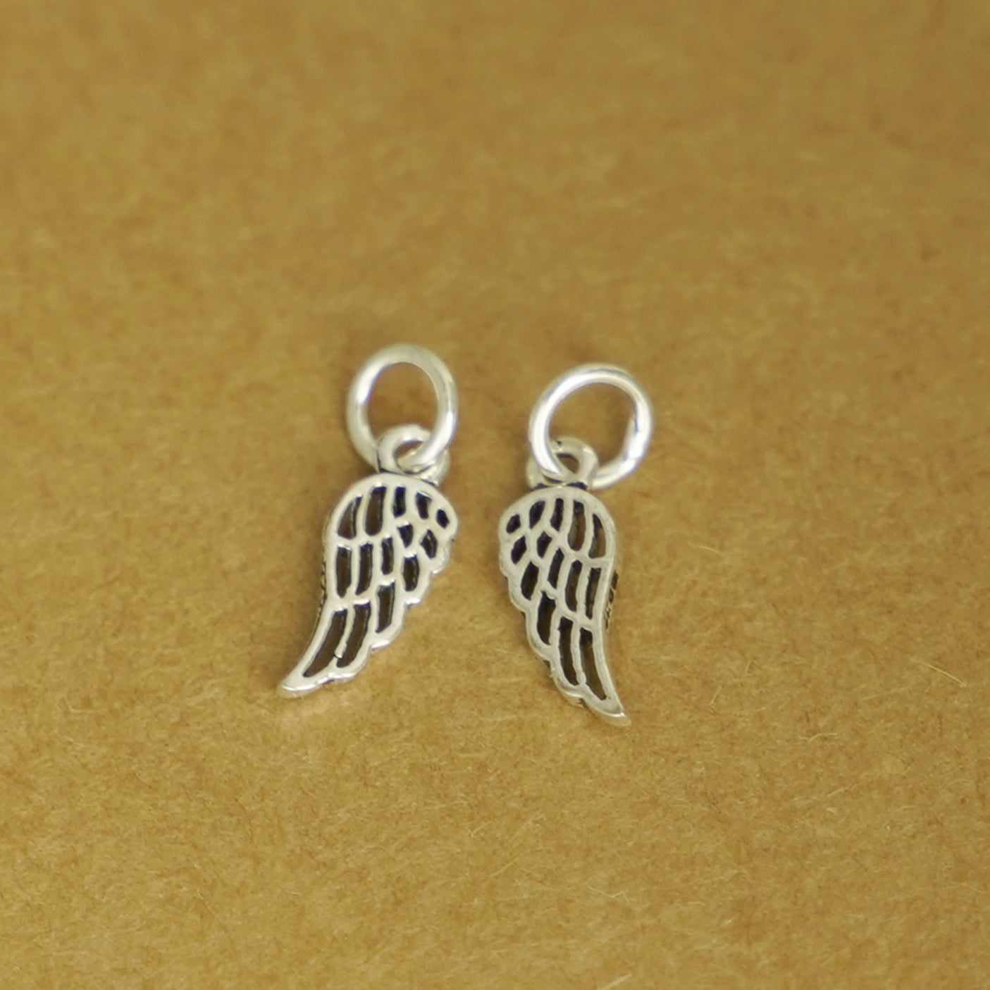 Sterling Silver Feather Angel Leaf Wing Necklace Bracelet Charm Pendant - sugarkittenlondon