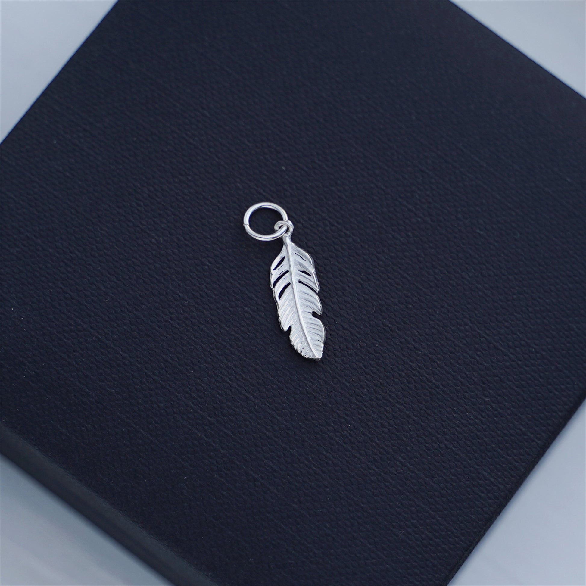 Sterling Silver Feather Angel Leaf Wing Earring Bracelet Necklace Charm Pendant - sugarkittenlondon