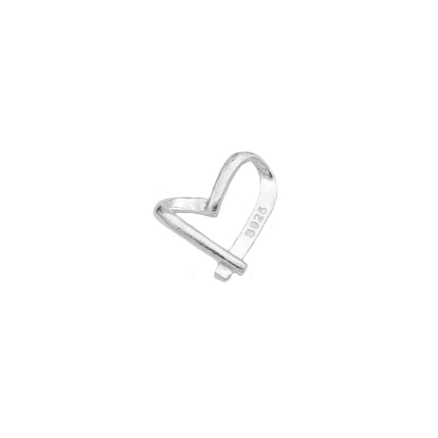 Mini Floating Heart Charm