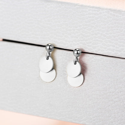 Double Dots Drop Studs