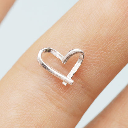 Mini Floating Heart Charm