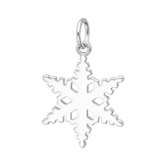 Solid Snowflake Pendant