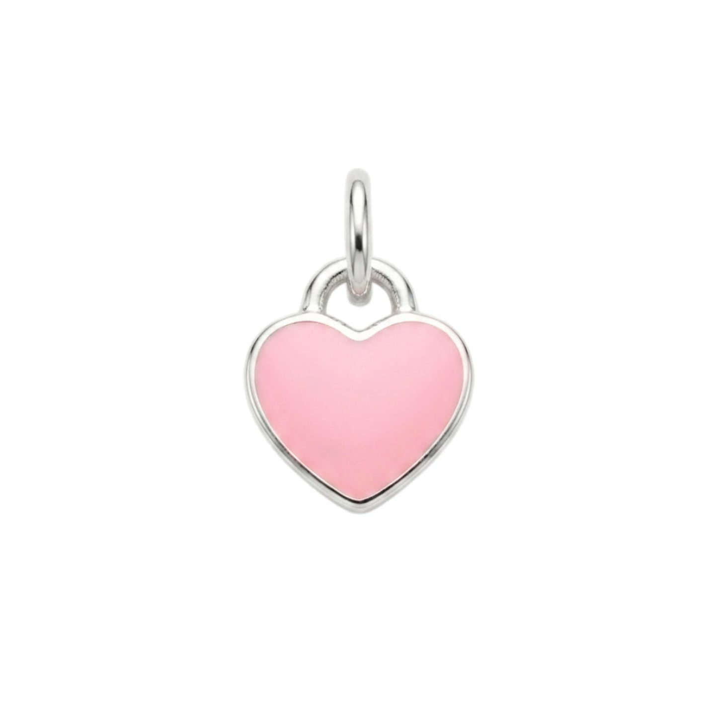 Glazed Puffy Heart Charm