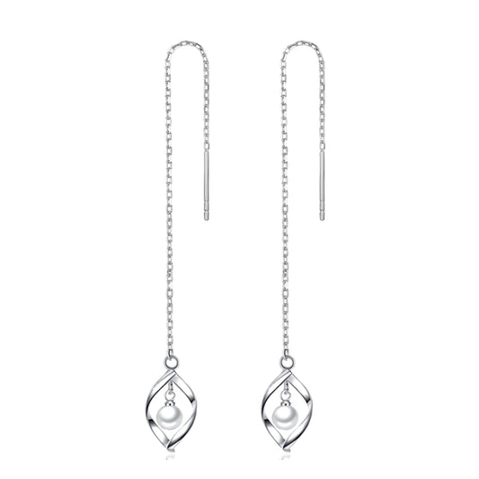 Lily Drop Threader Earrings