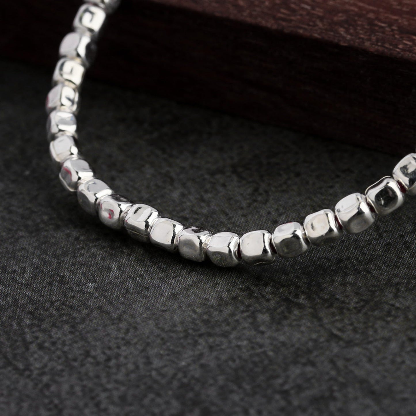 Sterling Silver 3mm Cube Spacer Beads 2mm Hole for DIY Bracelet Necklace - 5 Pcs