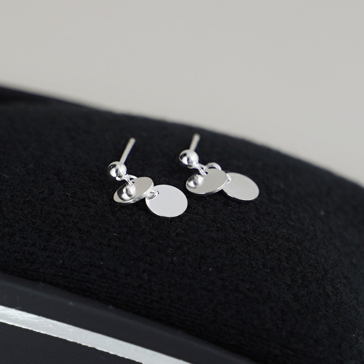 Double Dots Drop Studs