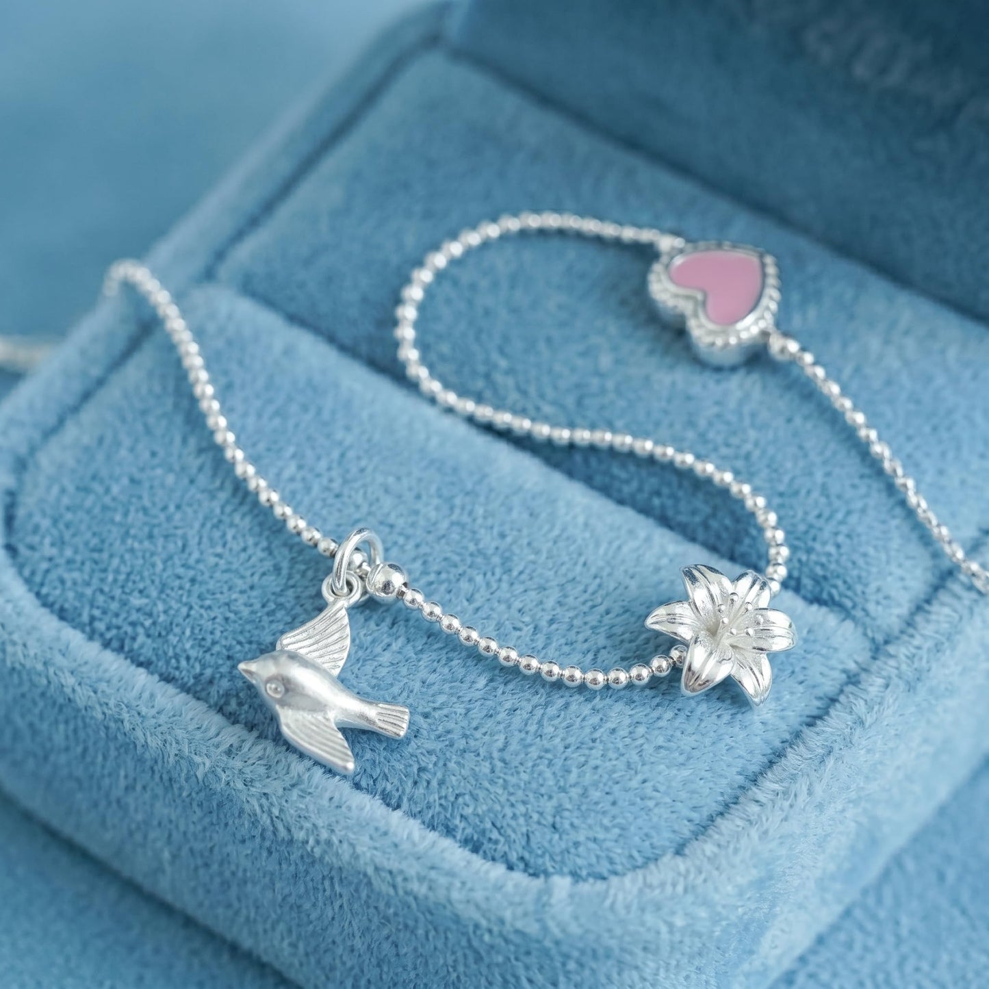 Sterling Silver Little 3d Shiny Flying Bird Pendant Charm For Earrings Necklace Bracelet