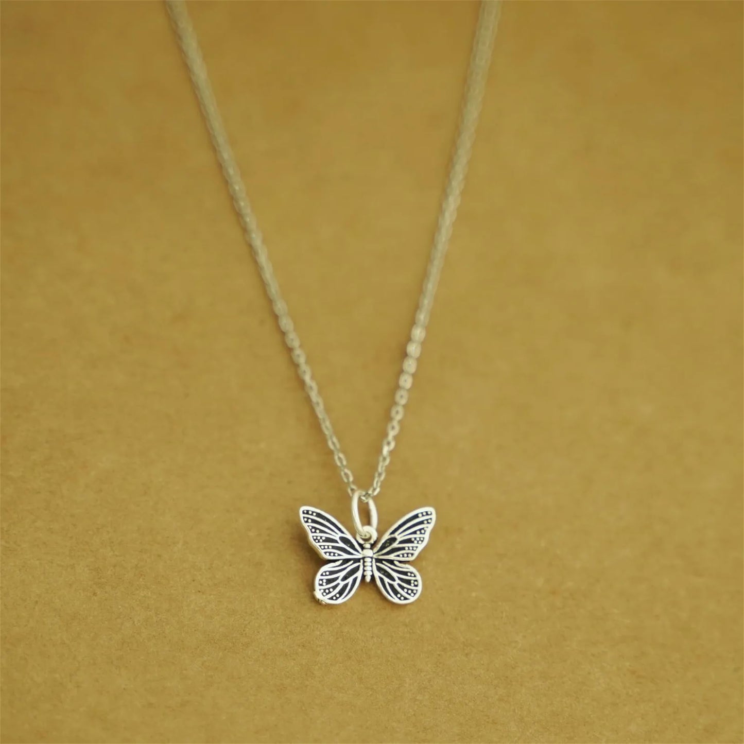 Sterling Silver Butterfly Pendant Charm for Necklace Bracelet Earrings