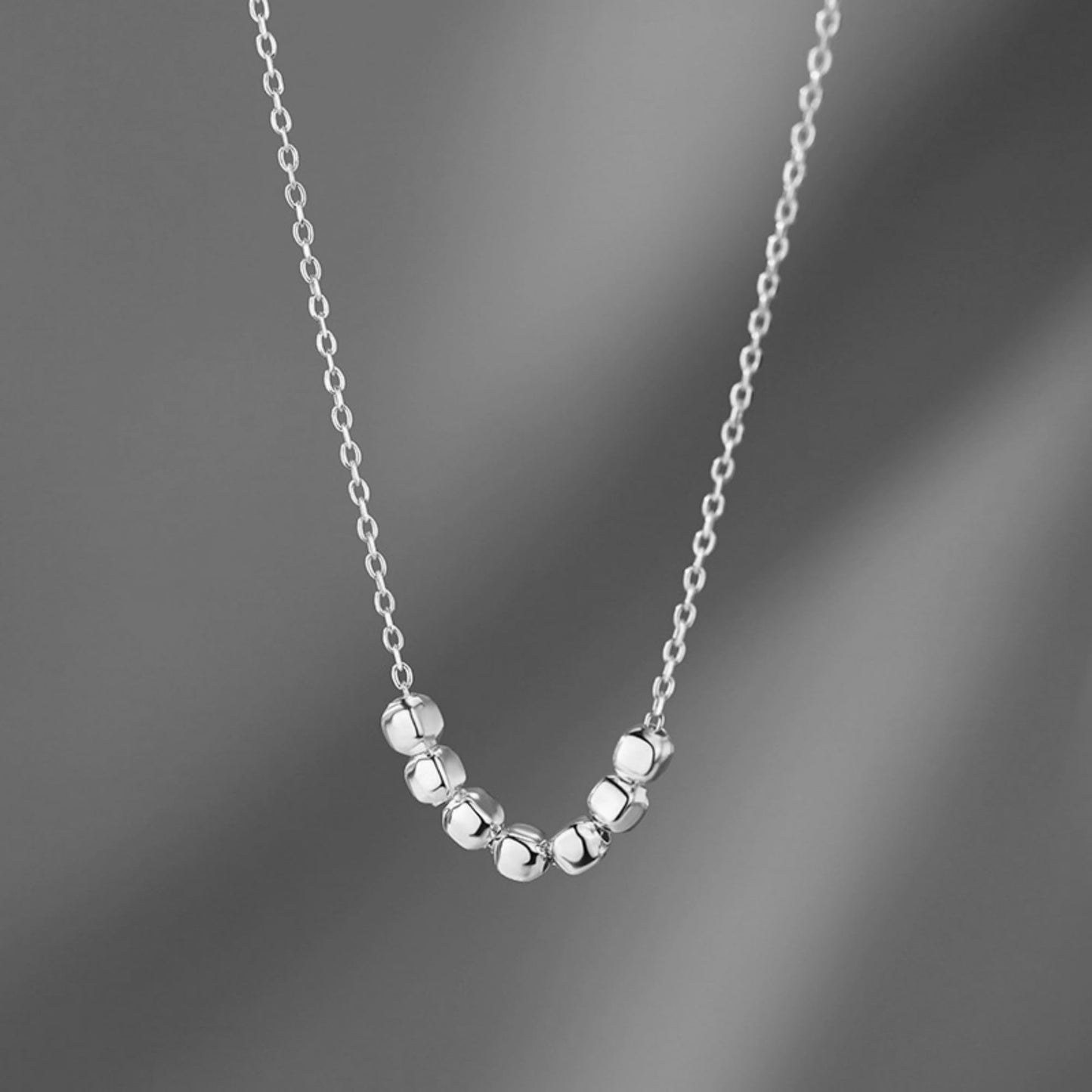 Sterling Silver 3mm Cube Spacer Beads 2mm Hole for DIY Bracelet Necklace - 5 Pcs