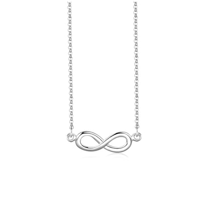 Silver Infinity Charm Necklace