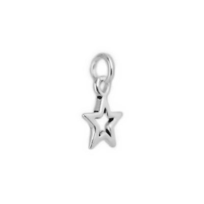 925 silver hallmark Hollow star for necklace, earrings & bracelets - sugarkittenlondon