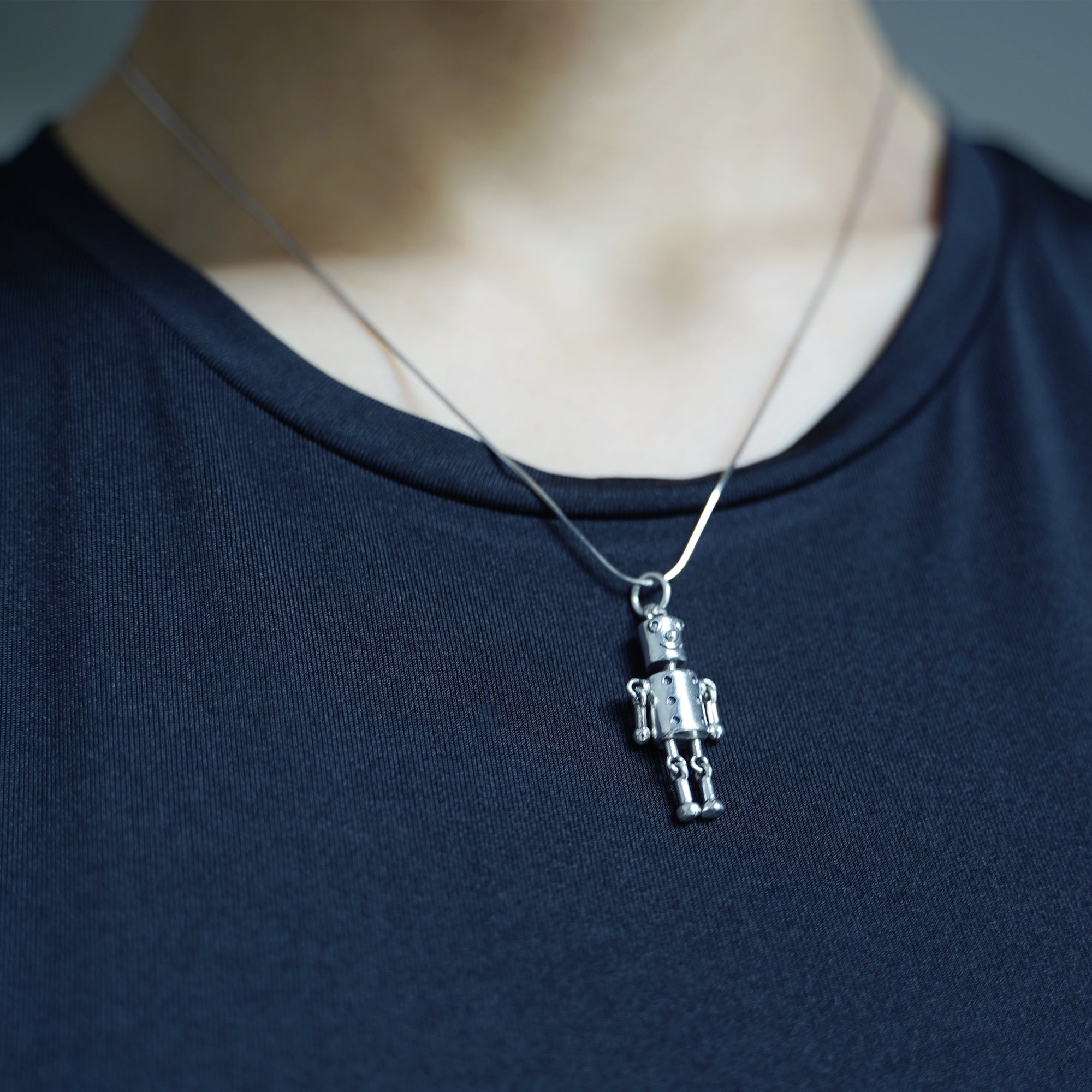 Tin man necklace sale