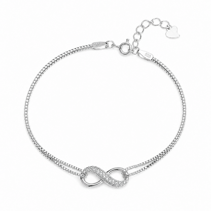 CZ Infinity Bracelet