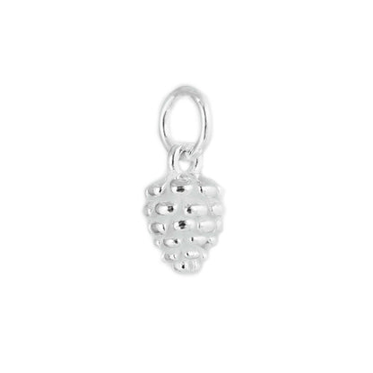 Silver Pinecone Charm Pendant