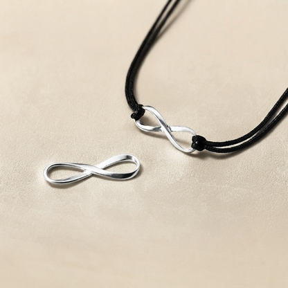 Silver Infinity Connector Charm