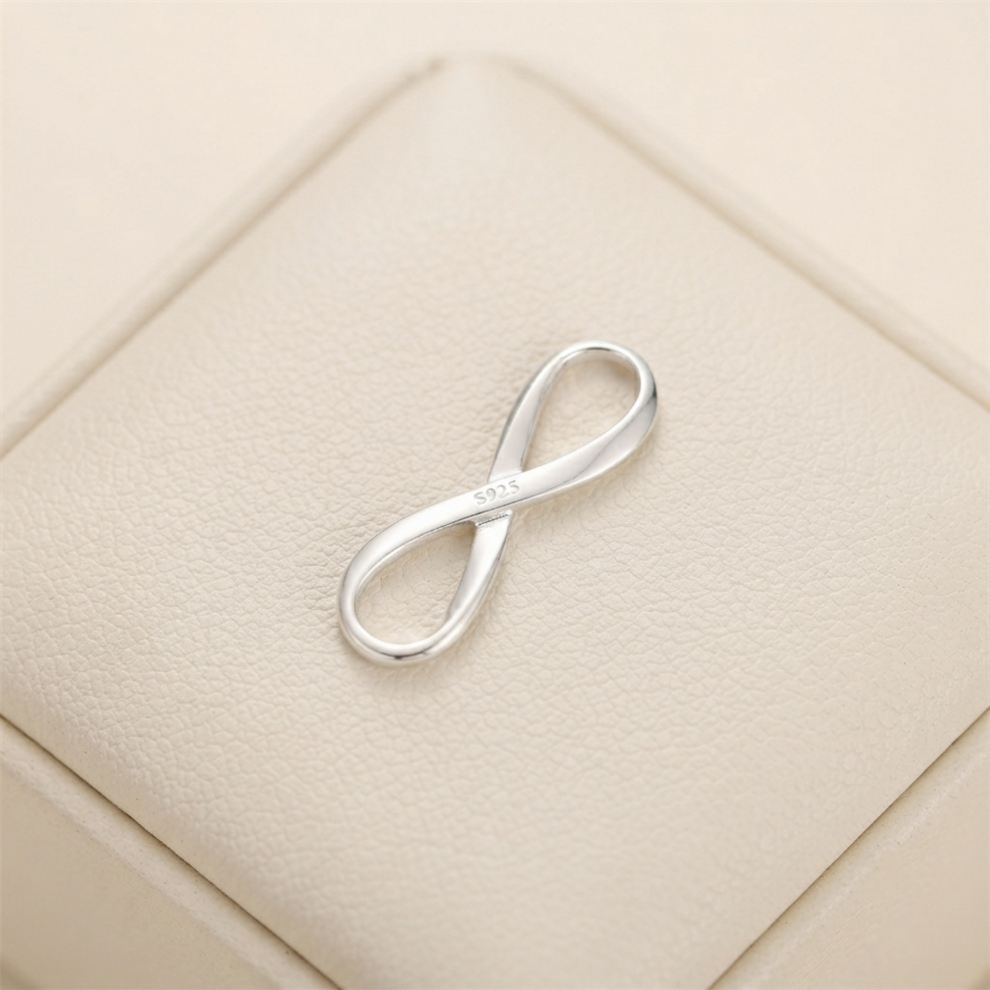 Silver Infinity Connector Charm
