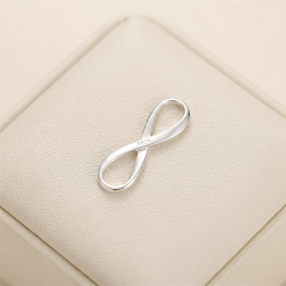 Silver Infinity Connector Charm