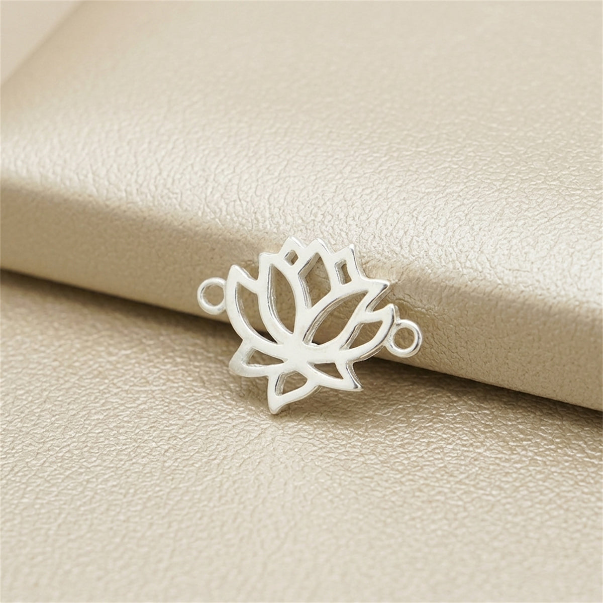 Lotus Flower Connector Charm