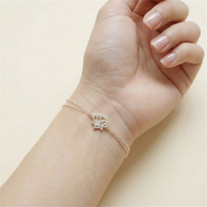 Lotus Flower Connector Charm