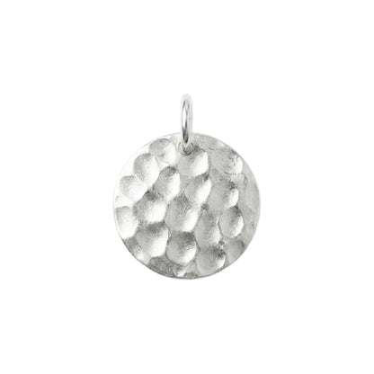 Organic Embossed Disc Pendant