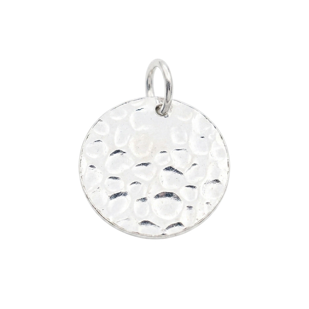Organic Embossed Disc Pendant