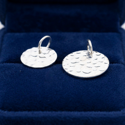 Organic Embossed Disc Pendant