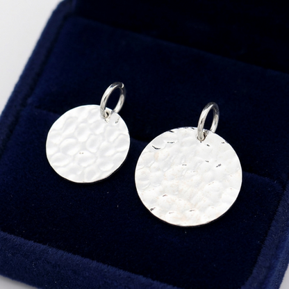 Organic Embossed Disc Pendant