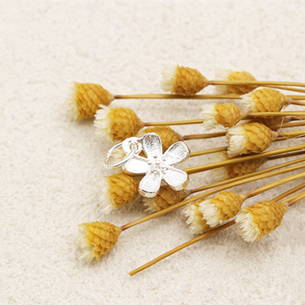2 Sterling Silver Flower Blossom Necklace Bracelet Earring Pendants - sugarkittenlondon