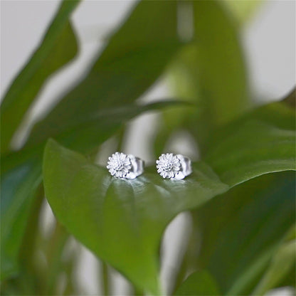 Fine Silver 999 5mm Daisy Flower Stud Earrings - sugarkittenlondon